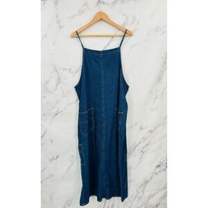 True Blue Vintage Denim Midi Dress